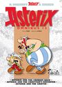 "Asterix Omnibus 13" steht groß oben. Darunter laufen Asterix und Obelix mit Idefix, illustriert.