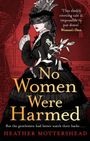 "No Women Were Harmed. But the gentlemen had better watch their backs..." Illustration einer eleganten Frau im viktorianischen Stil.