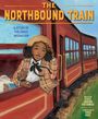 „The Northbound Train“, „A Story of the Great Migration“. Kind schaut mit Puppe aus einem roten Zugfenster.