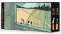 "Mutts Sunday Funnies" von Patrick McDonnell, zeigt zwei Hunde, die über eine Brüstung blicken. Box Set mit Volumes 3 & 4.