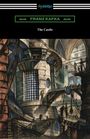 Text: "FRANZ KAFKA", "The Castle". Illustration eines verworrenen, massiven Gebäudes mit Treppen und Bögen.