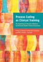 "Process Coding as Clinical Training" steht zentral auf einem abstrakten, bunten Hintergrund aus überlappenden Kreisen.