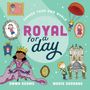 "Royal for a Day", "Choose Your Own World", "Emma Adams", "María Serrano". Kind in königlicher Kleidung mit Krone, Bilderrahmen.
