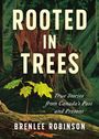 "Rooted in Trees", "True Stories from Canada's Past and Present", Brenlee Robinson. Ein Baumstumpf mit Ahornblättern.