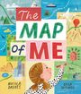 "The MAP of ME" steht im Zentrum. Illustrationen zeigen Berge, ein Schiff, eine Stadt und ein Kind mit Stift.