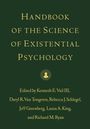 „Handbook of the Science of Existential Psychology“, herausgegeben von Kenneth E. Vail III und weiteren. Grün mit gelber Schrift.