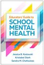 "Educators' Guide to School Mental Health" steht in einem weißen Feld auf farbenfroher, geometrischer Musterung.