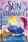 "The Sun and the Starmaker." Zwei Figuren vor einer leuchtenden Sonne, fantasievoll und farbenfroh gestaltet.