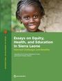 : Essays on Equity, Health, and Education in Sierra Leone, Buch