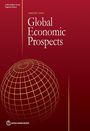 Januar 2026, Global Economic Prospects. Weinroter Hintergrund mit goldenem Gitternetz-Globus und World Bank Group Logo.