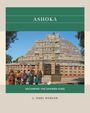 "Ashoka: Becoming the Dharma King" von J. Noel Hubler. Menschen stehen vor altertümlicher, reich verzierter Struktur.