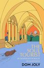 "The Soul Tourist", "In Desperate Pursuit of Happiness", Dom Joly. Architektur mit Säulen, Person, Katze und ein Ochse im Wasser.