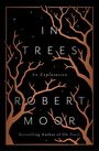 „IN TREES: An Exploration“, „ROBERT MOOR“. Silhouetten von Ästen vor einem schwarzen Hintergrund mit kleinen Sternen.