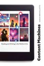 „Content Machines“ von Sarah Brouillette. Sechs Illustrationen mit „Gefällt mir“- und „Herz“-Symbolen, Paarmotive.