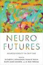 "NEURO FUTURES: NEURODIVERSITY IN CRIP TIME. Gemälde mit farbenfrohen, abstrakten Mustern in Türkis, Orange und Pink."