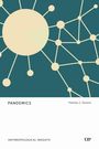 Text: "Pandemics", "Pamela J. Downe", "Anthropological Insights". Abstrakte Grafik mit verbundenen Kreisen auf grünem Hintergrund.