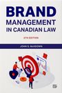 John S. McKeown: Brand Management in Canadian Law, Buch