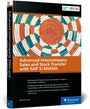 Buchtitel: "Advanced Intercompany Sales and Stock Transfer with SAP S/4HANA", Autor: Mrinal K. Roy. Buntes, geflochtenes Muster.