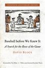 David Block: Baseball Before We Knew It, Buch