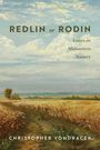 "REDLIN or RODIN: Essays on Midwestern Scenery" von Christopher Vondracek. Illustration einer ländlichen Landschaft.