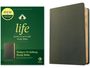 : NLT Life Application Study Bible, Third Edition (Red Letter, Genuine Leather, Olive Green), Buch