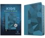 : NLT Kids Bible, Thinline Reference Edition (Leatherlike, Camo Blue, Indexed, Red Letter), Buch