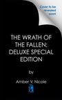 "Cover to be revealed soon!" steht oben rechts. Titel: "THE WRATH OF THE FALLEN: DELUXE SPECIAL EDITION" von Amber V. Nicole.