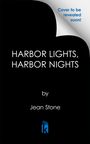 „Cover to be revealed soon!“ steht oben. „Harbor Lights, Harbor Nights“ von Jean Stone. Unten ein blaues Logo mit einem Buch.