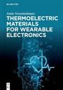 Titel: "Thermoelectric Materials for Wearable Electronics". Abstrakte Drahtgitterstruktur mit Herz und EKG-Linie.