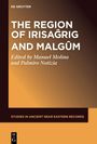 Titel: "The Region of Irisaĝrig and Malgûm", herausgegeben von Manuel Molina und Palmiro Notizia. Braun-gelbes Cover.
