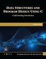 "Data Structures and Program Design Using C", Second Edition, Autoren Dr. Dheeraj und Dr. Neha Malhotra, abstrakte Grafik.