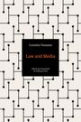 Cornelia Vismann, Law and Media, Anthony Enns. Geometrisches Muster aus verbundenen Punkten im Hintergrund.