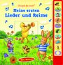 : Meine ersten Lieder und Reime - Vorlese-Pappbilderbuch mit Sound, Buch