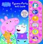 : Peppa Pig - Pyjama-Party mit Luzie - Soundbuch mit Fühlleiste und 6 Geräuschen für Kinder ab 3 Jahren - Peppa Wutz, Buch