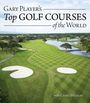 Text: "Gary Player's Top Golf Courses of the World with Chris Whales." Landschaft mit Golfplatz, Bunkern und Wasserhindernis.