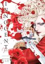Text: “INNOCENT ROUGE OMNIBUS 3 Shin’ichi Sakamoto.” Illustration mit blonden Locken, Schwert und roten Rosen.
