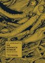 „H.P. Lovecraft's The Dunwich Horror Deluxe Edition, Adaption und Artwork von Gou Tanabe.“ Illustration: verschlungene Tentakel.