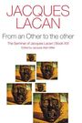 „JACQUES LACAN“, „From an Other to the other“, Seminar XVI. Mehrfaches surrealistisches Gesicht in Wüstenlandschaft.