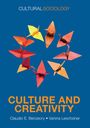 Text: "Cultural Sociology", "Culture and Creativity", Claudio E. Benzecry, Vanina Leschziner. Origami-Kraniche auf blauem Hintergrund.