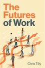 „The Futures of Work“, Chris Tilly. Illustration von Menschen auf verschlungenen Pfaden mit Pfeilen in verschiedene Richtungen.