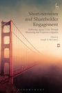 Titel: Short-termism and Shareholder Engagement. Motiv: Golden Gate Bridge im Nebel. Links ragt die Brücke empor.