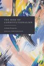 "The Rise of Constitutionalism: A Global Perspective" Kostas Chrysogonos. Abstrakte Farbflächen in Blau, Orange und Grau.