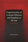 Text: "Proportionality of Criminal Offences and Penalties in EU Law: A Hybrid Principle" von Lorenzo Grosso.  
Der Hintergrund ist rot mit einem dunkleren Zentrum.