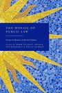 "The Mosaic of Public Law" Essays für David Feldman. Gelbes und blaues Mosaik, Sonnenstrahlen erscheinen.
