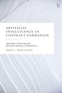 "Artificial Intelligence in Contract Formation. María L. Mena-Durán. Zarte, wellenförmige Linien, dezentes Hart-Logo."