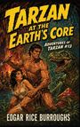 „TARZAN AT THE EARTH'S CORE“, „ADVENTURES OF TARZAN #13“; Tarzan kämpft mit Lendenschurz vor einem Dinosaurier.