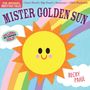 "MISTER GOLDEN SUN", Illustration zeigt fröhliche Sonne mit Gesicht, Regenbogen im Hintergrund, Text: "MILLIONS OF COPIES SOLD!"