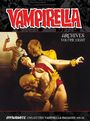 „Vampirella Archives Volume Eight“ und „Dynamite Collecting Vampirella Magazine #50-56“. Illustration mit Monstern.