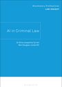 Áine Josephine Tyrrell: AI in Criminal Law, Buch