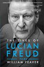 „The Lives of Lucian Freud: Fame“ von William Feaver. Schwarz-weißes Foto eines älteren Mannes mit ernstem Blick.